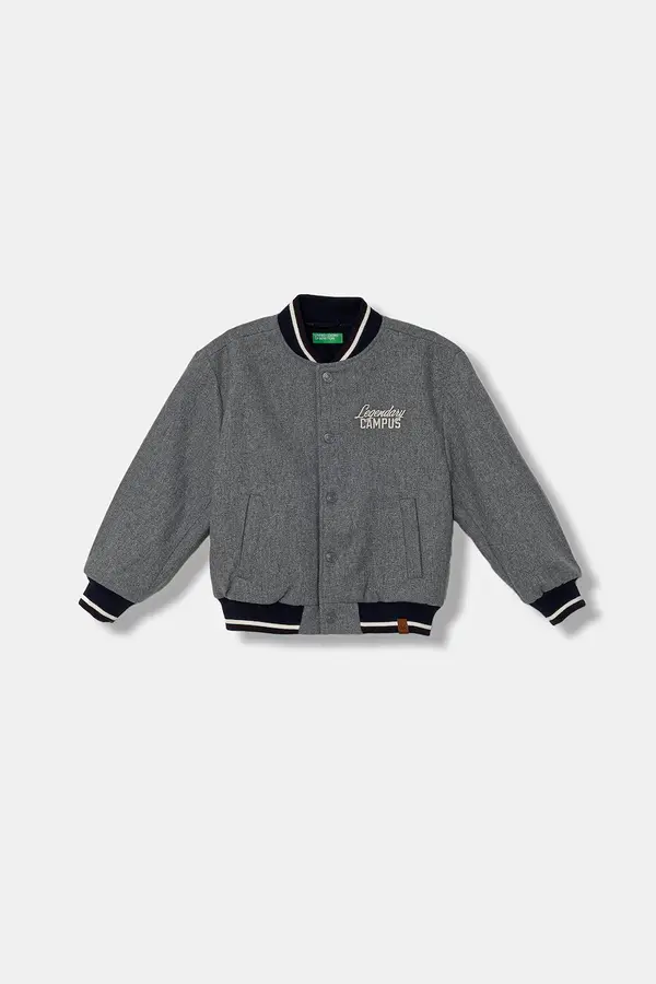 United Colors of Benetton Dječja bomber jakna s dodatkom vune United Colors of Benetton