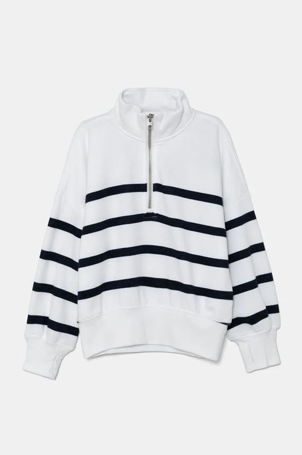 Abercrombie & Fitch Dječja dukserica Abercrombie & Fitch boja: bijela, s uzorkom, KI252-4062