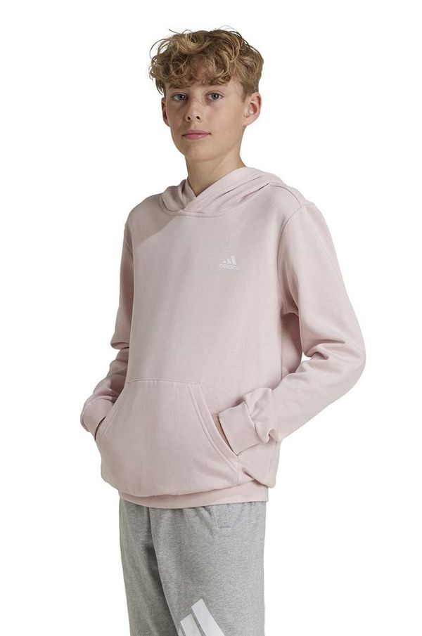 adidas Dječja dukserica adidas J SL FC FL HD s kapuljačom, bez uzorka, JF8745