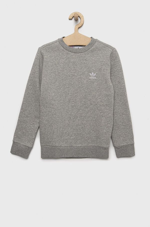 adidas Originals Dječja dukserica adidas Originals boja: siva, melanž