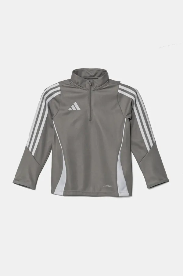 adidas Performance Dječja dukserica adidas Performance boja: siva, s aplikacijom, IR9363