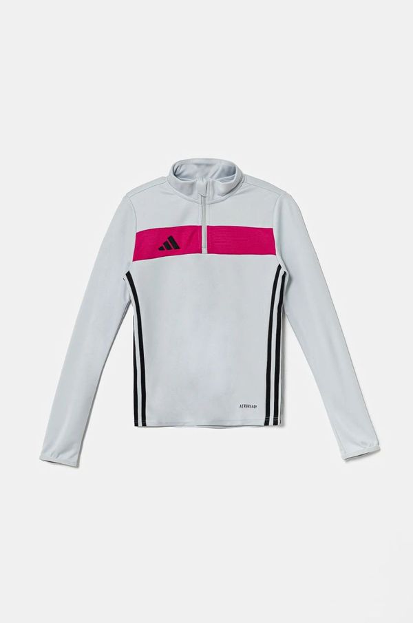 adidas Performance Dječja dukserica adidas Performance boja: siva, s uzorkom, JD0568