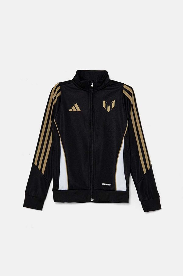 adidas Performance Dječja dukserica adidas Performance MESSIKT boja: crna, s aplikacijom, IZ2992