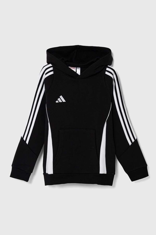 adidas Performance Dječja dukserica adidas Performance TIRO24 SWHOODY boja: crna, s kapuljačom, s aplikacijom