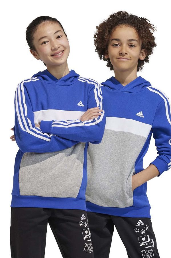 adidas Dječja dukserica adidas s kapuljačom, s uzorkom