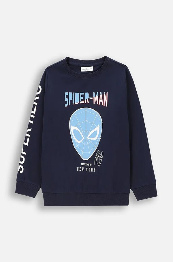 Coccodrillo Dječja dukserica Coccodrillo boja: tamno plava, s tiskom, LICENCE BOY