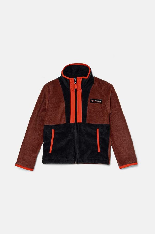 Columbia Dječja dukserica Columbia Back Bowl boja: smeđa, s uzorkom, 2087801