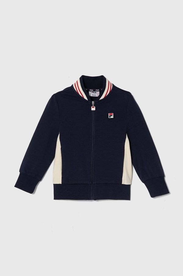 Fila Dječja dukserica Fila LABERWEINTING boja: tamno plava, s uzorkom