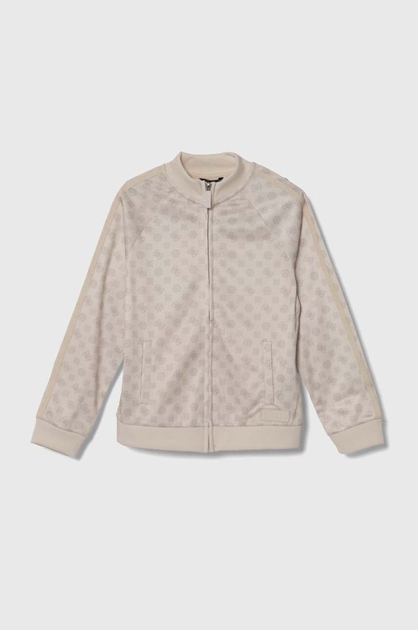 Guess Dječja dukserica Guess boja: bež, s uzorkom, J4YQ21 KCCI0