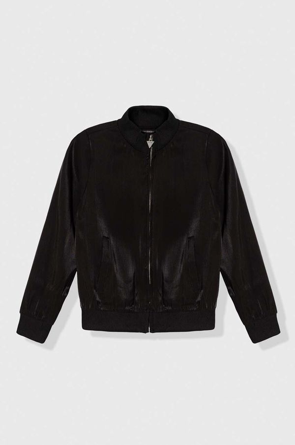 Guess Dječja dukserica Guess boja: crna, bez uzorka