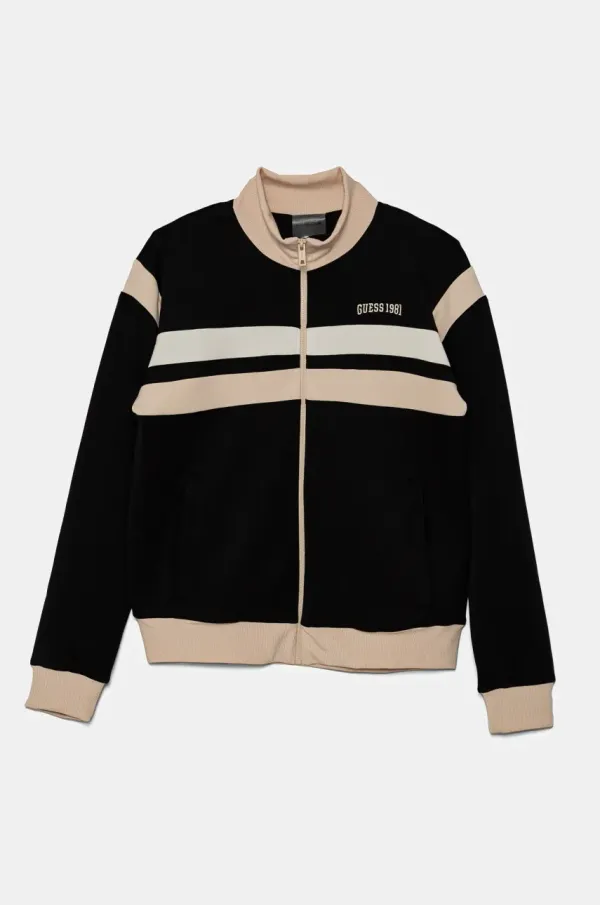 Guess Dječja dukserica Guess boja: crna, s uzorkom, J5RQ10 KCO72