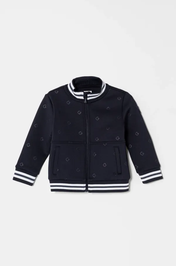 Guess Dječja dukserica Guess boja: tamno plava, bez uzorka, N5RQ04 KAZQ2