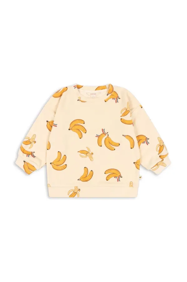 Konges Sløjd Dječja dukserica Konges Sløjd ITTY SWEAT SHIRT GOTS boja: bež, s tiskom, KS102598