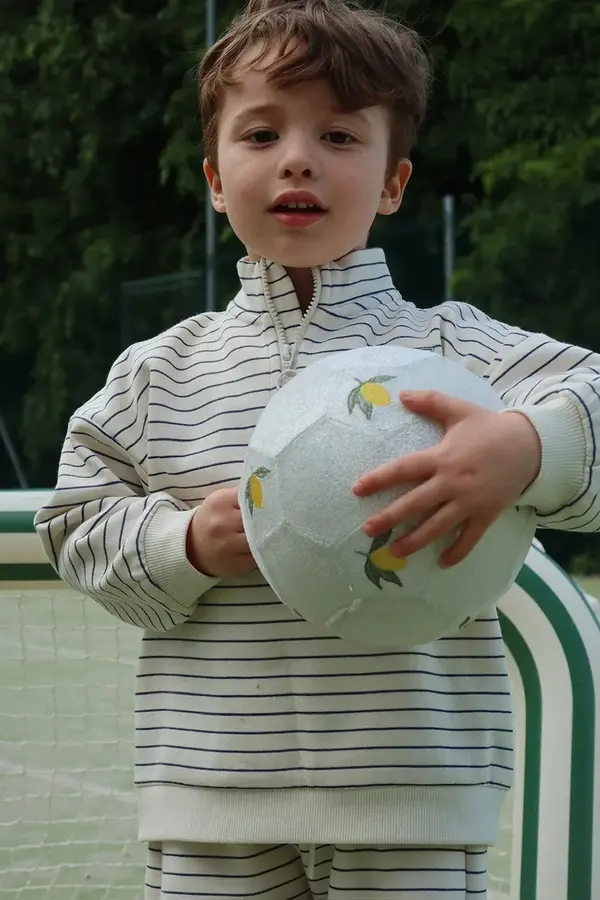 Konges Sløjd Dječja dukserica Konges Sløjd LOU STRIPE HALF ZIP SWEAT OCS