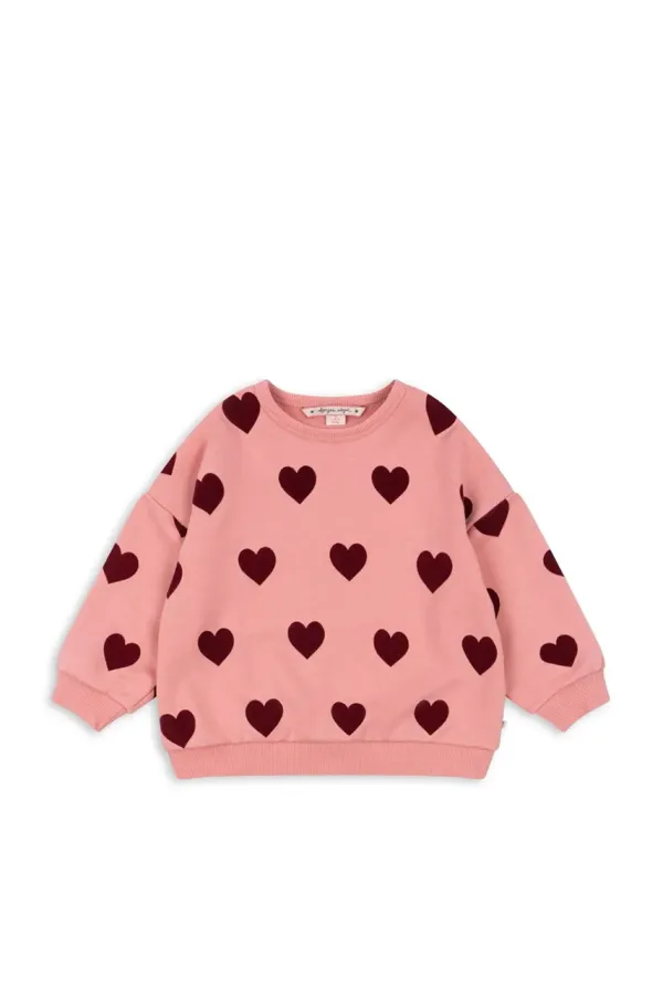 Konges Sløjd Dječja dukserica Konges Sløjd LOU SWEAT SHIRT OCS boja: ružičasta, s uzorkom, KS102021