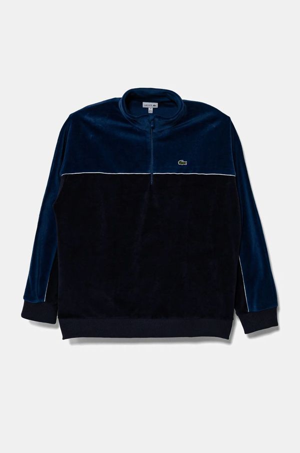 Lacoste Dječja dukserica Lacoste boja: tamno plava, s uzorkom, SJ2466