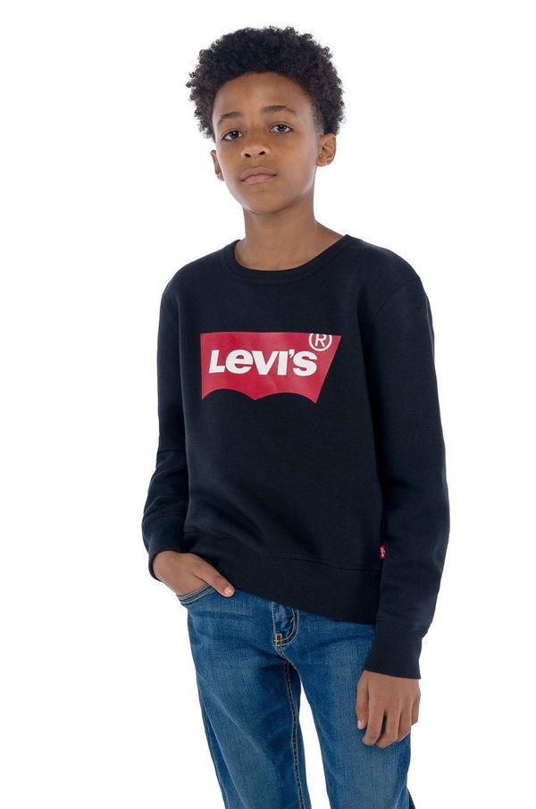 Levi's Dječja dukserica Levi's boja: crna