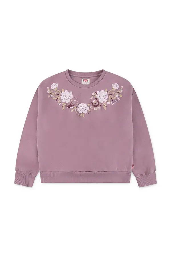 Levi's Dječja dukserica Levi's ROSE FRONT TUCK CREW