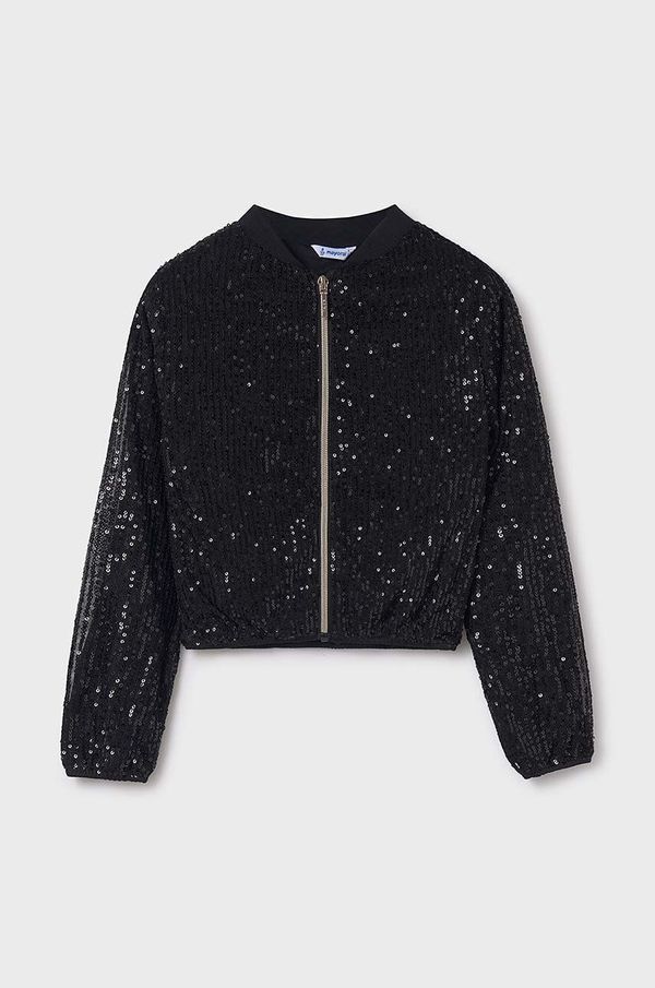 Mayoral Dječja dukserica Mayoral boja: crna, bez uzorka, 7474