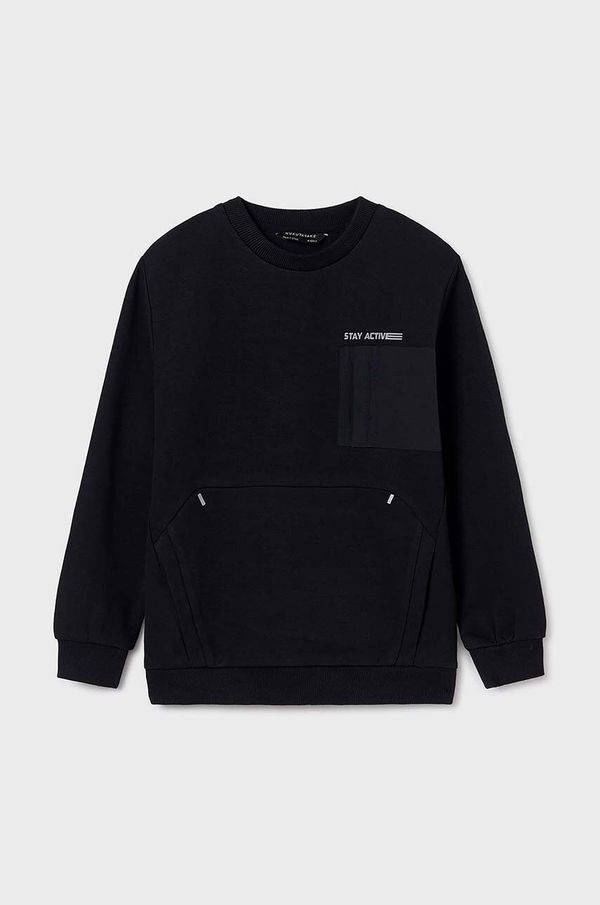 Mayoral Dječja dukserica Mayoral boja: crna, s tiskom