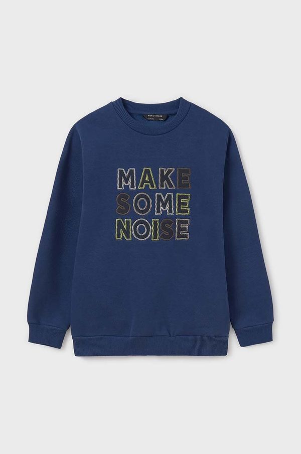 Mayoral Dječja dukserica Mayoral boja: tamno plava, s tiskom, 7488