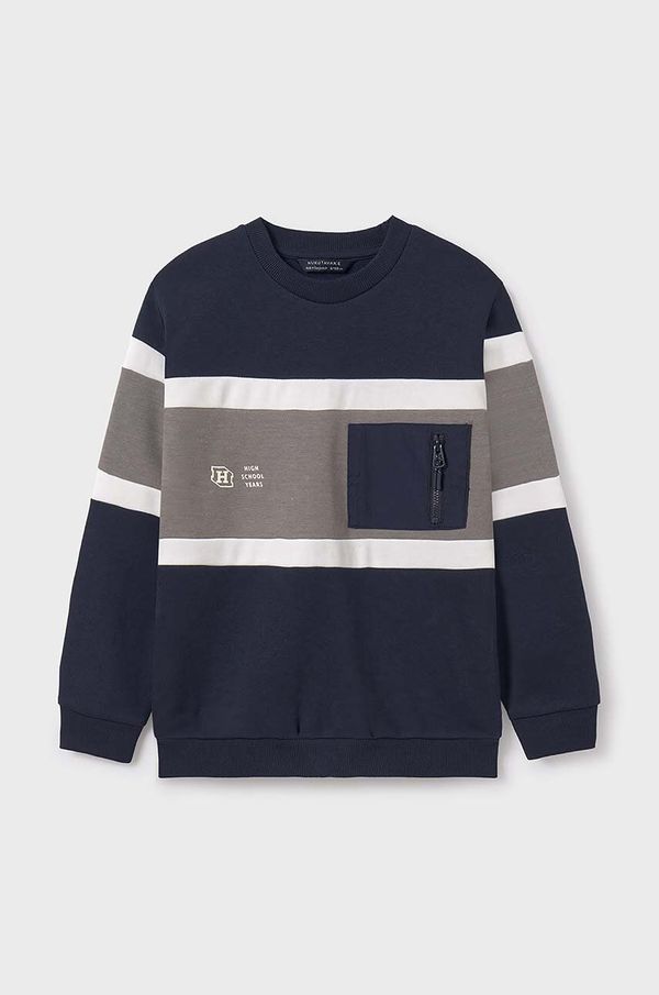 Mayoral Dječja dukserica Mayoral boja: tamno plava, s uzorkom, 7453