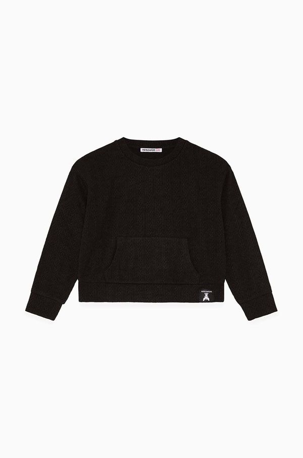 Patrizia Pepe Dječja dukserica Patrizia Pepe K230 boja: crna, bez uzorka, 7M0852