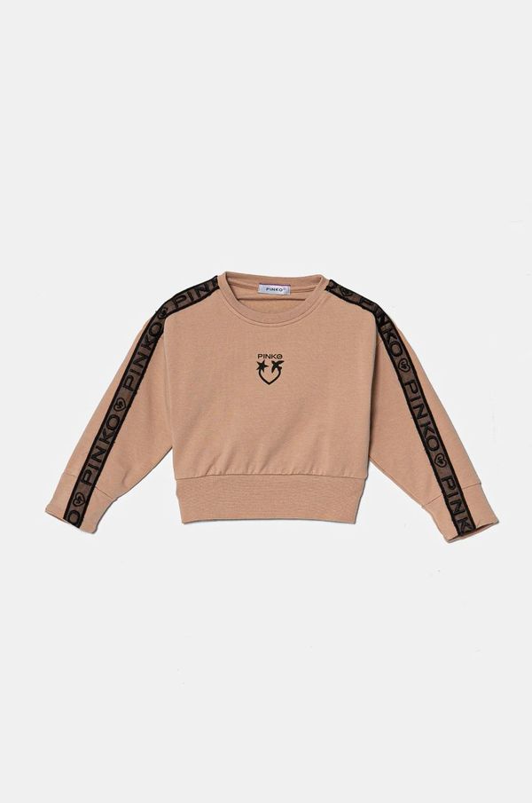 Pinko Up Dječja dukserica Pinko Up boja: narančasta, s aplikacijom, F4PIBGSW190