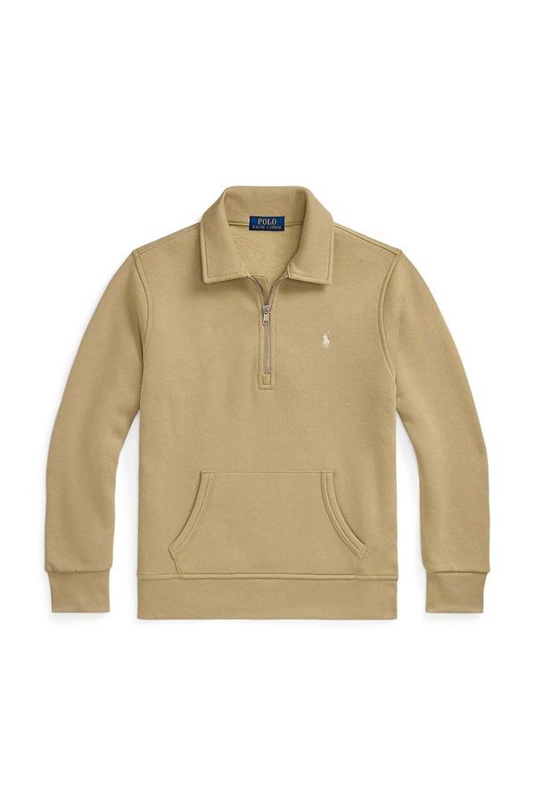 Polo Ralph Lauren Dječja dukserica Polo Ralph Lauren boja: bež, bez uzorka, 323952467002