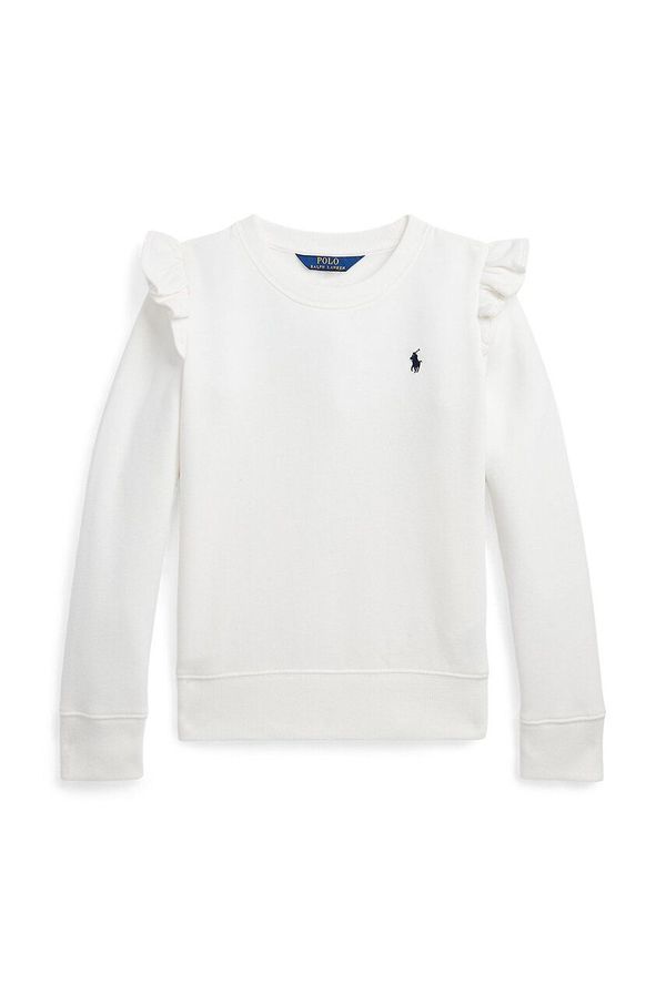Polo Ralph Lauren Dječja dukserica Polo Ralph Lauren boja: bijela, bez uzorka, 313916769001