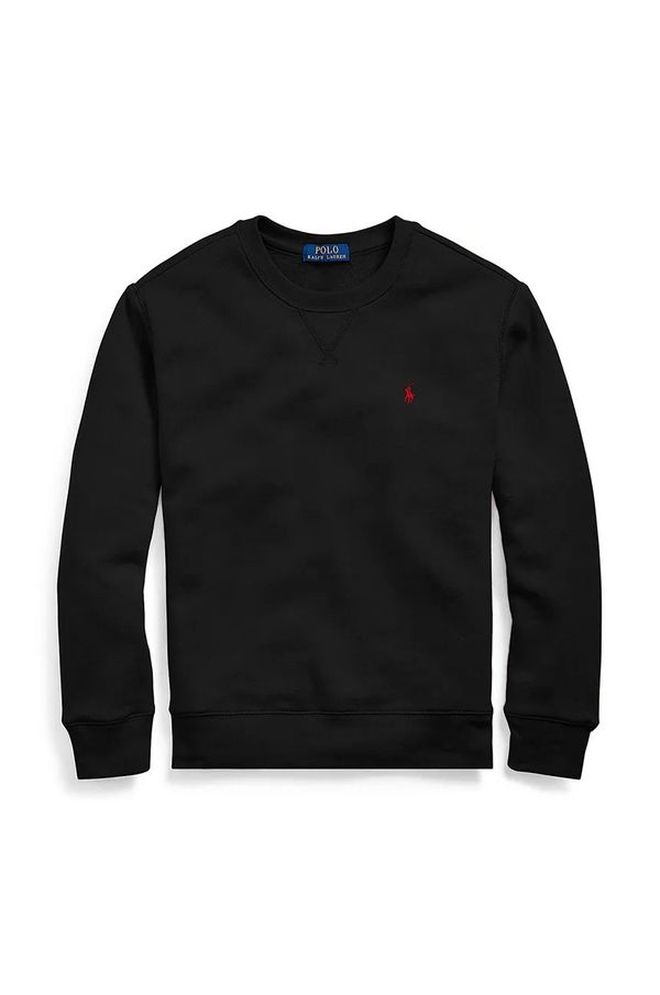 Polo Ralph Lauren Dječja dukserica Polo Ralph Lauren boja: crna, bez uzorka, 323772102004