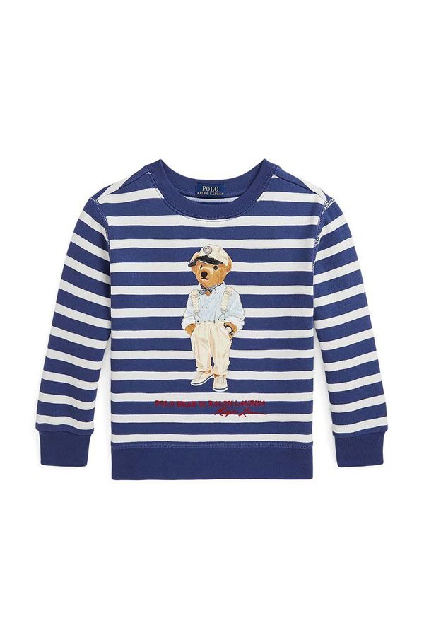 Polo Ralph Lauren Dječja dukserica Polo Ralph Lauren boja: tamno plava, s uzorkom, 322942220001