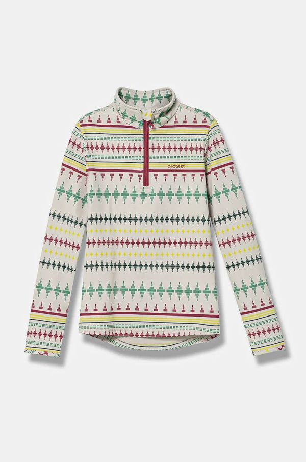 Protest Dječja dukserica Protest PRTZOAK boja: bež, s uzorkom, 3911144