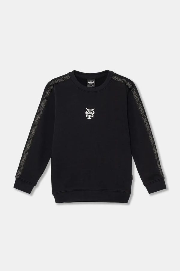 Quiksilver Dječja dukserica Quiksilver MERCURY CREW boja: crna, s tiskom, AQBFT03111