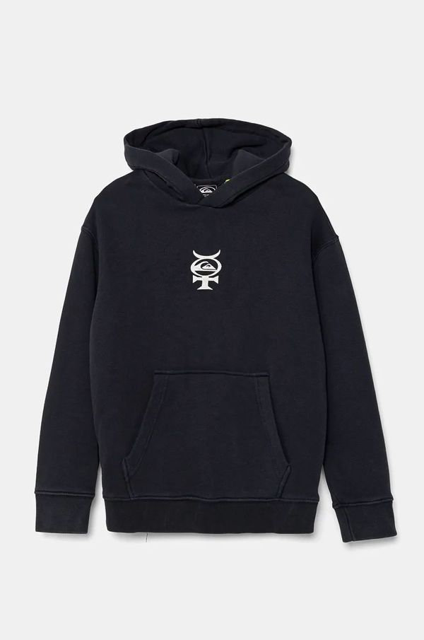 Quiksilver Dječja dukserica Quiksilver MERCURY HOODIE boja: tamno plava, s kapuljačom, s tiskom, AQBFT03112