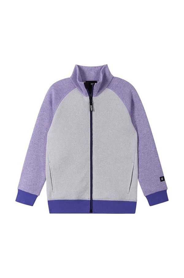 Reima Dječja dukserica Reima Neulomus boja: ljubičasta, bez uzorka, 5200365A