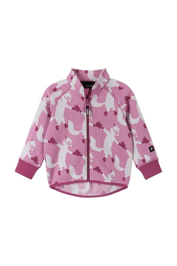 Reima Dječja dukserica Reima Ornament boja: ružičasta, s uzorkom, 5200043A