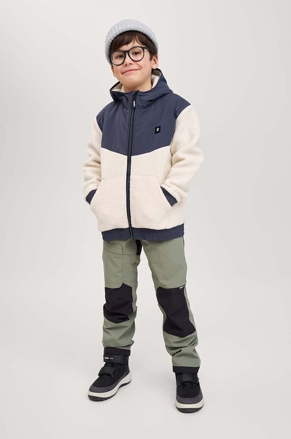 Reima Dječja dukserica Reima Samota boja: crna, s kapuljačom, bez uzorka, 5200267A