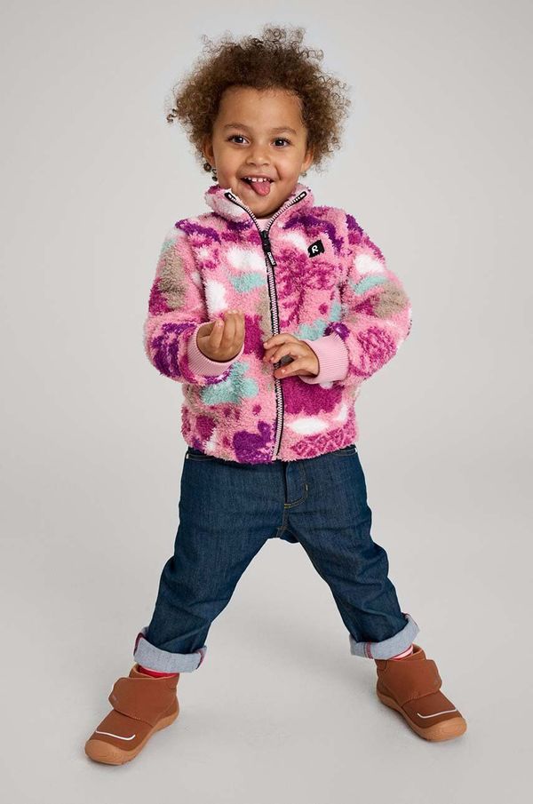 Reima Dječja dukserica Reima Turkkinen boja: ružičasta, s uzorkom, 5200288A