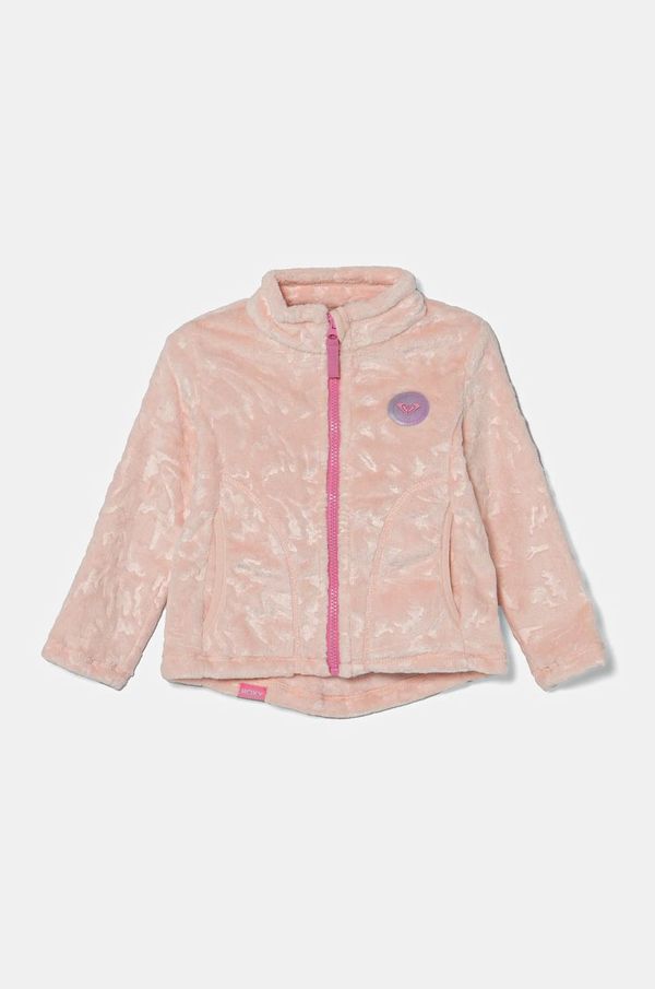 Roxy Dječja dukserica Roxy MINI IGLOO boja: narančasta, bez uzorka, ERLFT03209