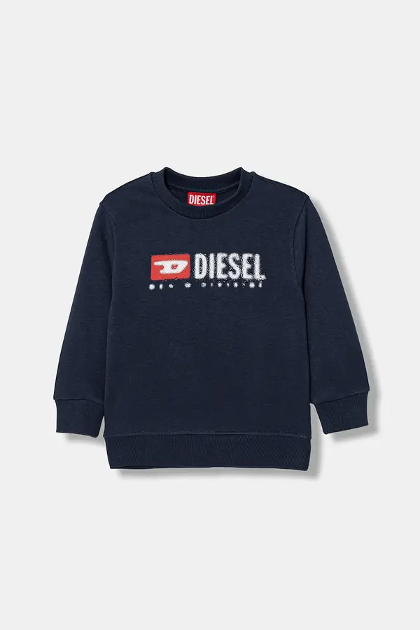 Diesel Dječja dukserica s pamukom Diesel SDROPS OVER SWEAT-SHIRT