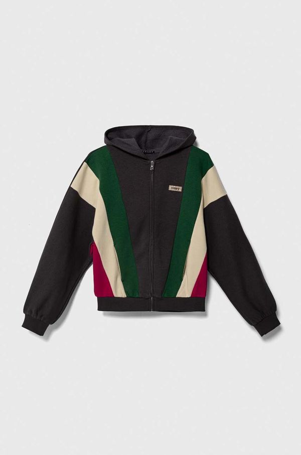 Sisley Dječja dukserica Sisley s kapuljačom, s uzorkom