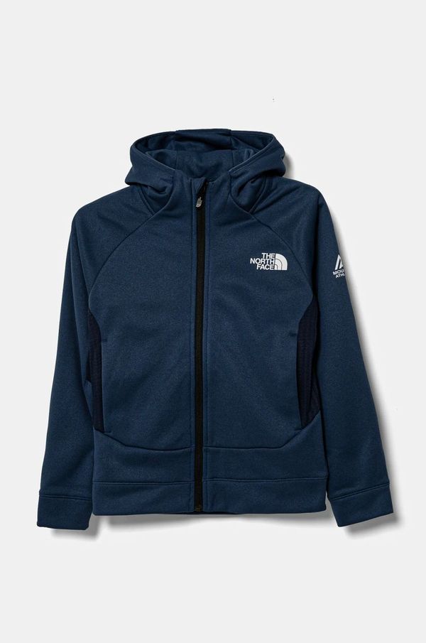 The North Face Dječja dukserica The North Face MOUNTAIN ATHLETICS FULL ZIP HOODIE s kapuljačom, bez uzorka, NF0A89HZ8K21