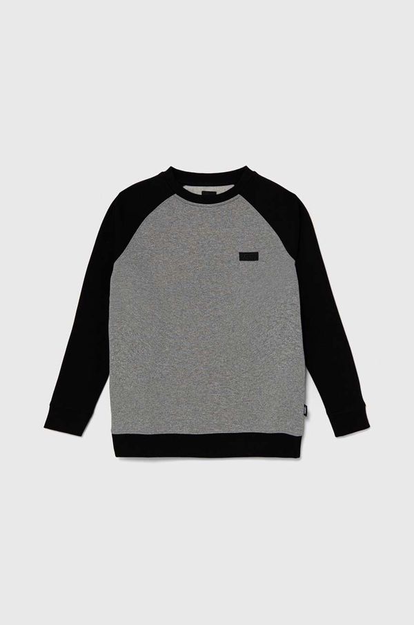 Vans Dječja dukserica Vans BY CORE BASIC boja: crna, melanž, VN000JBJ4ZY1