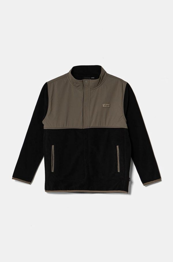 Vans Dječja dukserica Vans BY Ranford Polar Fleece HZ boja: crna, s uzorkom, VN000JQ44Y41