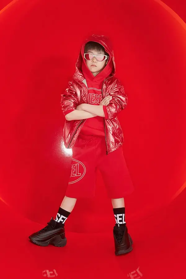 Diesel Dječja dukserisa s pamukom Diesel SCIRCLEHOOD OVER SWEAT-SHIRT