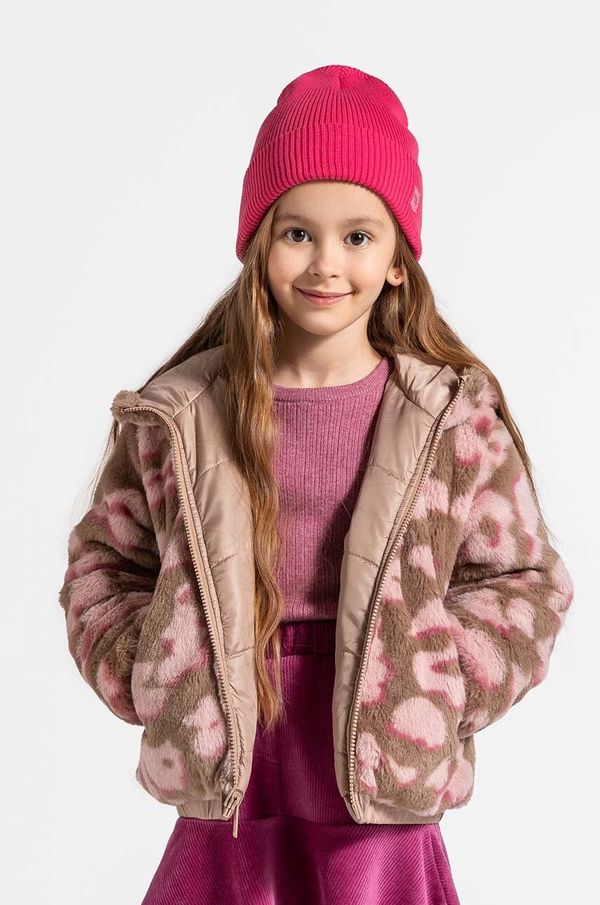 Coccodrillo Dječja dvostrana jakna Coccodrillo boja: bež, MYSTIC NATURE GIRL KIDS