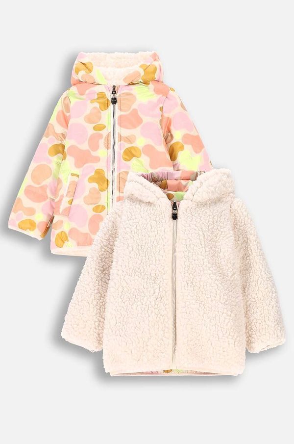 Coccodrillo Dječja dvostrana jakna Coccodrillo PASTELOVE GIRL NEWBORN