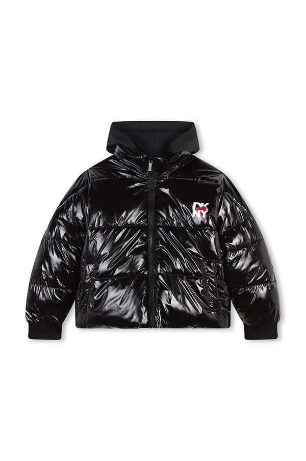 DKNY Dječja dvostrana jakna Dkny boja: crna, D62076