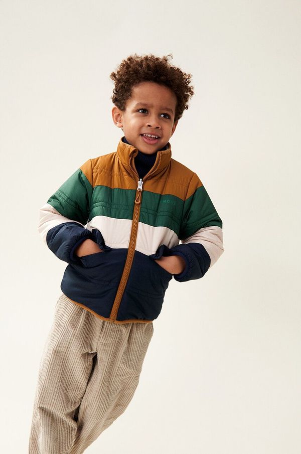 Liewood Dječja dvostrana jakna Liewood Maxson Reversible Jacket boja: tamno plava, LW19091